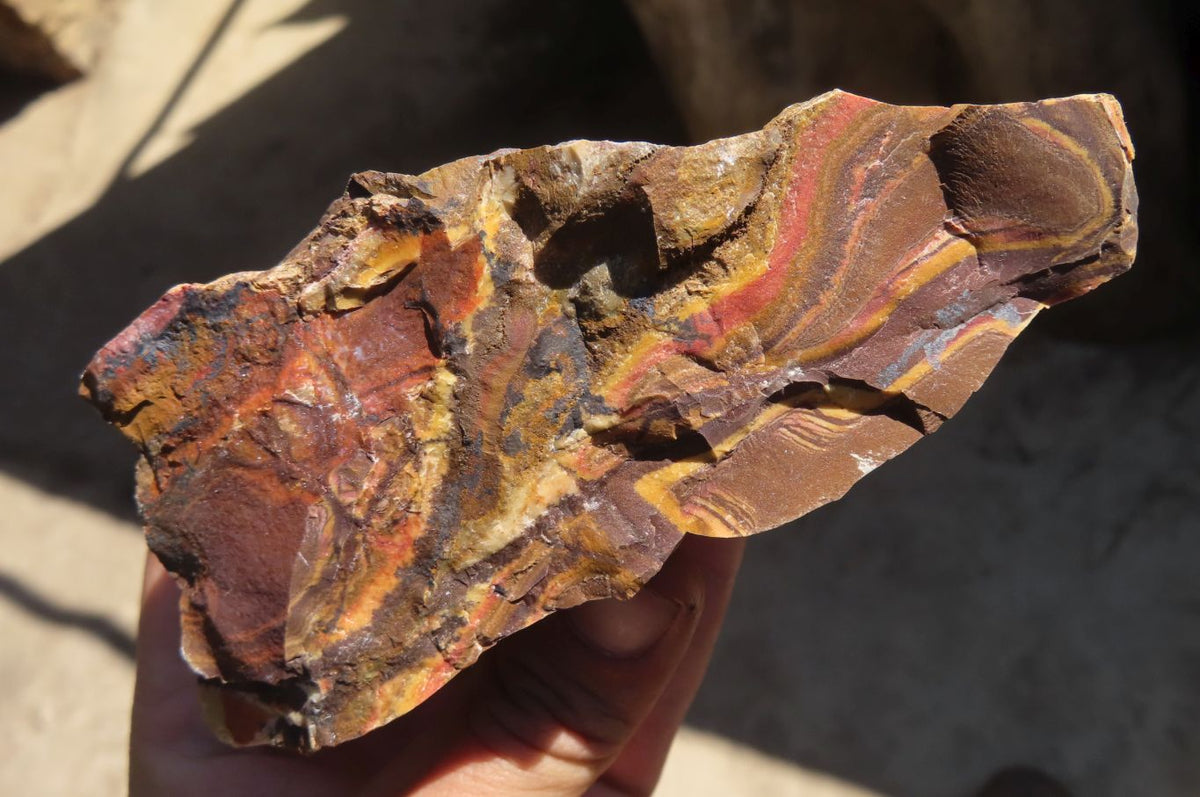 Natural Nguni Jasper Cobbed Specimens x 6 From Prieska, South Africa - Toprock Gemstones and Minerals 