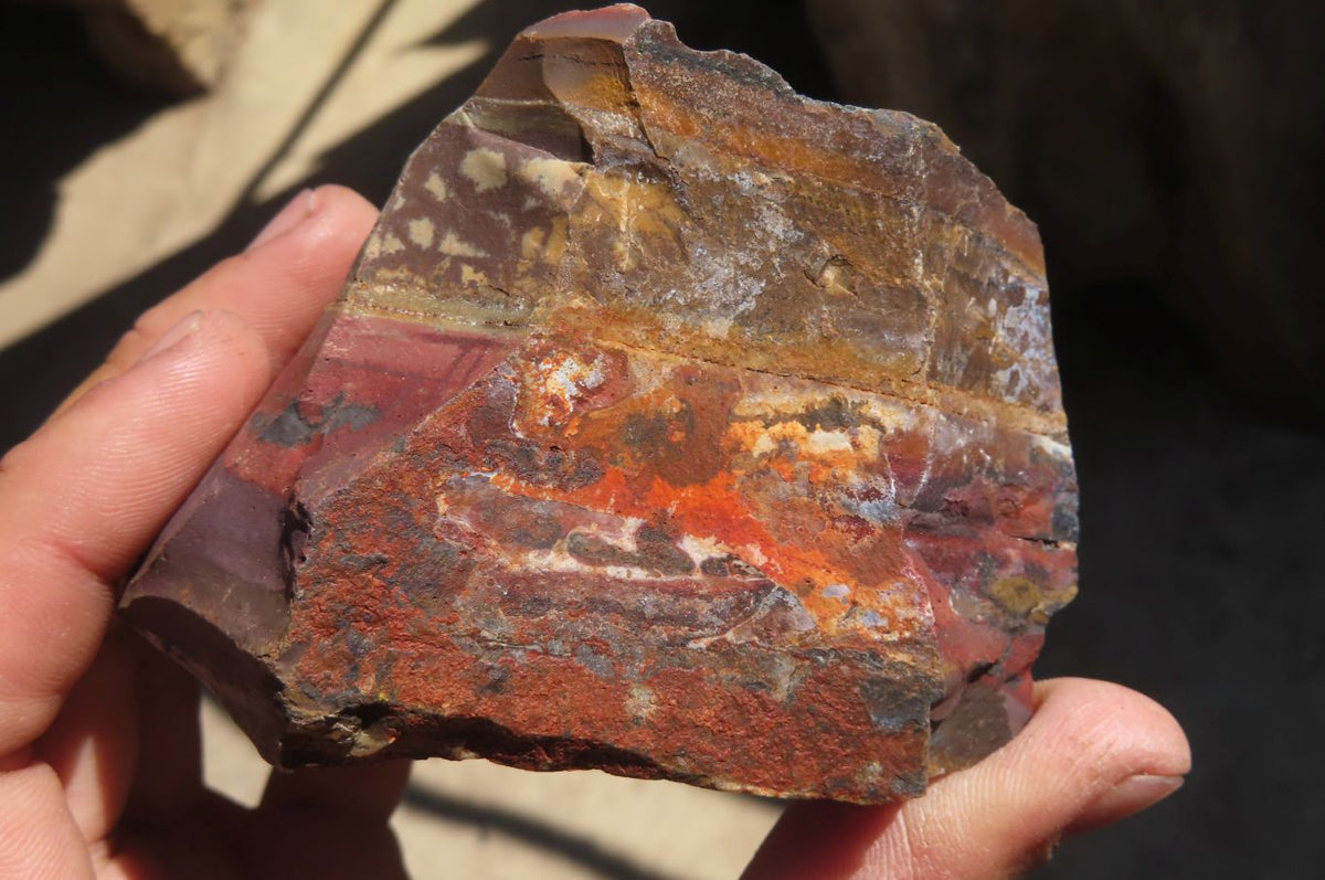 Natural Nguni Jasper Cobbed Specimens x 6 From Prieska, South Africa - Toprock Gemstones and Minerals 