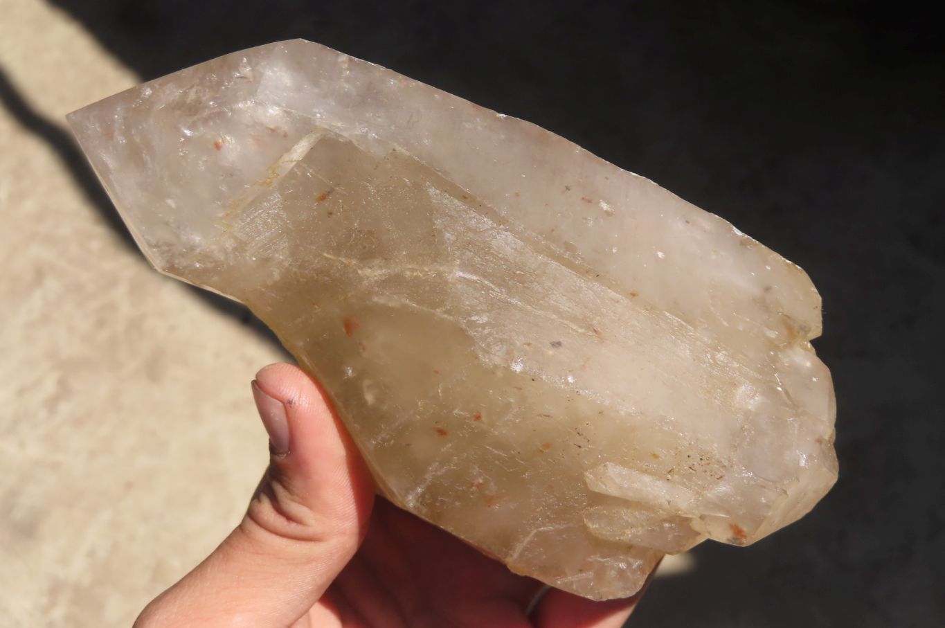 Polished Quartz Crystals x 2 From Angola - Toprock Gemstones and Minerals 