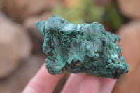 Natural Silky Malachite Specimens x 6 From Kasompe, Congo - Toprock Gemstones and Minerals 