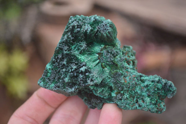 Natural Silky Malachite Specimens x 6 From Kasompe, Congo - Toprock Gemstones and Minerals 