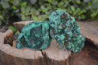 Natural Silky Malachite Specimens x 6 From Kasompe, Congo - Toprock Gemstones and Minerals 