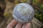 Polished Lepidolite Spheres x 2 From Madagascar - Toprock Gemstones and Minerals 