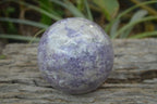 Polished Lepidolite Spheres x 2 From Madagascar - Toprock Gemstones and Minerals 
