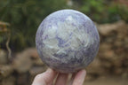 Polished Lepidolite Spheres x 2 From Madagascar - Toprock Gemstones and Minerals 