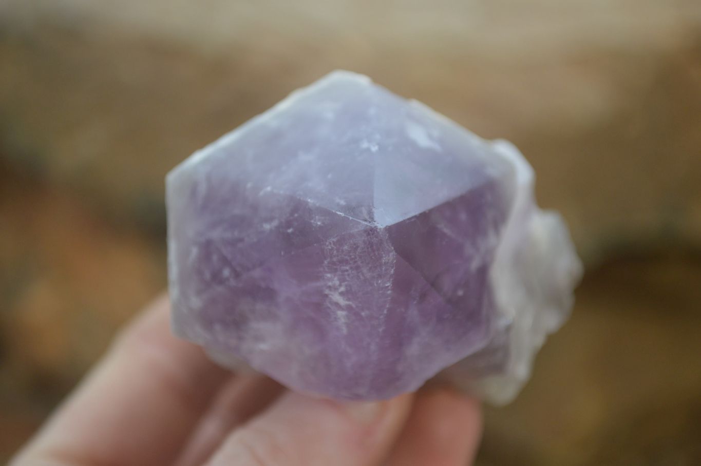 Polished Jacaranda Amethyst Single Crystals x 6 From Mumbwa, Zambia - Toprock Gemstones and Minerals 