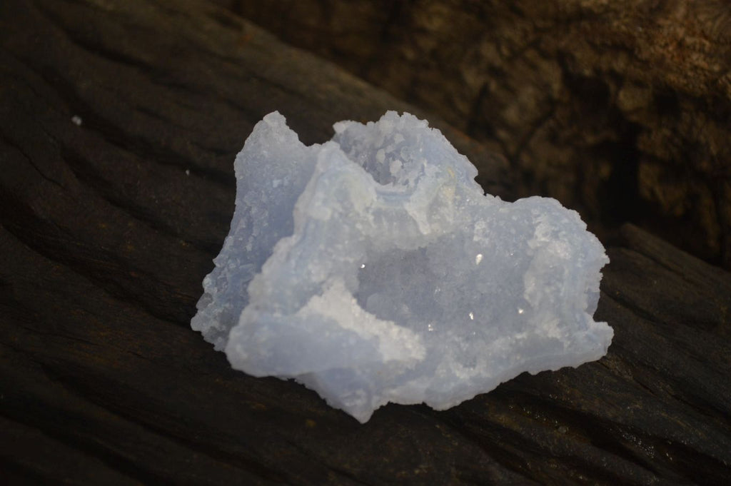 Natural Etched Blue Chalcedony Specimens x 12 From Nsanje, Malawi - Toprock Gemstones and Minerals 