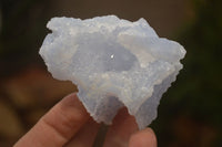Natural Etched Blue Chalcedony Specimens x 12 From Nsanje, Malawi - Toprock Gemstones and Minerals 
