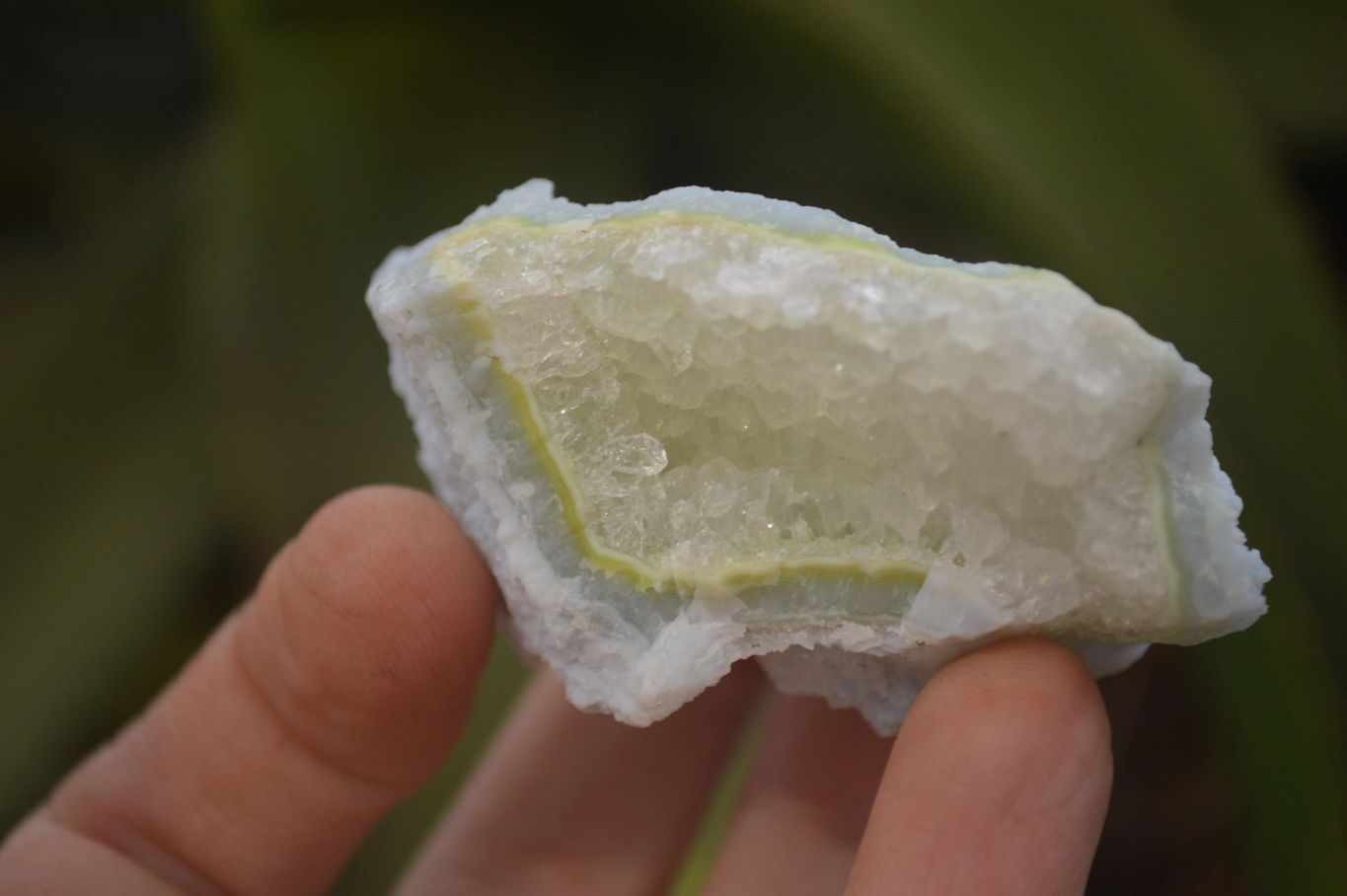 Natural Etched Blue Chalcedony Specimens x 12 From Nsanje, Malawi - Toprock Gemstones and Minerals 