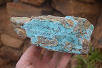 Natural Chrysocolla Dolomite Specimens x 2 From Likasi, Congo - Toprock Gemstones and Minerals 
