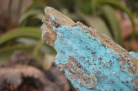 Natural Chrysocolla Dolomite Specimens x 2 From Likasi, Congo - Toprock Gemstones and Minerals 