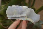 Natural Etched Blue Chalcedony Specimens x 3 From Nsanje, Malawi - Toprock Gemstones and Minerals 