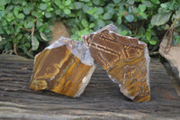 Polished On One Side Nguni Jasper Specimens x 2 From Prieska, South Africa - Toprock Gemstones and Minerals 