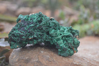 Natural Silky Malachite Specimens x 4 From Kasompe, Congo - Toprock Gemstones and Minerals 