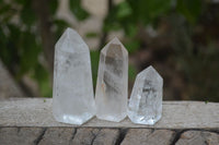 Polished Clear Quartz Crystals x 12 From Madagascar - Toprock Gemstones and Minerals 