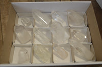 Polished Clear Quartz Crystals x 12 From Madagascar - Toprock Gemstones and Minerals 