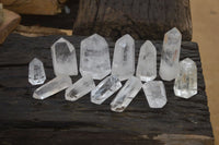 Polished Clear Quartz Crystals x 12 From Madagascar - Toprock Gemstones and Minerals 
