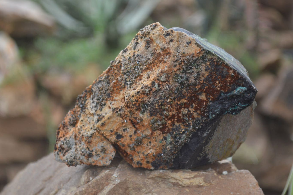 Natural Libethenite Crystals On Dolomite Matrix Specimens x 4 From Shituru, Congo - Toprock Gemstones and Minerals 
