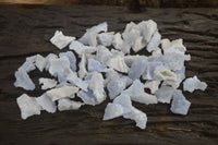 Natural Etched Blue Chalcedony Specimens x 1 Kg Lot From Malawi - Toprock Gemstones and Minerals 