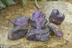 Natural Metallic Purpurite Cobbed Specimens x 6 From Namibia - Toprock Gemstones and Minerals 