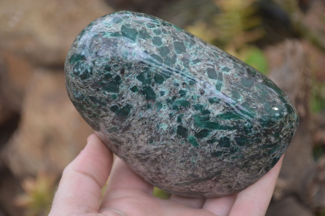 Polished Rare Emerald Mica In Matrix Standing Free Form x 1 From Mutoko, Zimbabwe - Toprock Gemstones and Minerals 