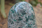 Polished Rare Emerald Mica In Matrix Standing Free Form x 1 From Mutoko, Zimbabwe - Toprock Gemstones and Minerals 