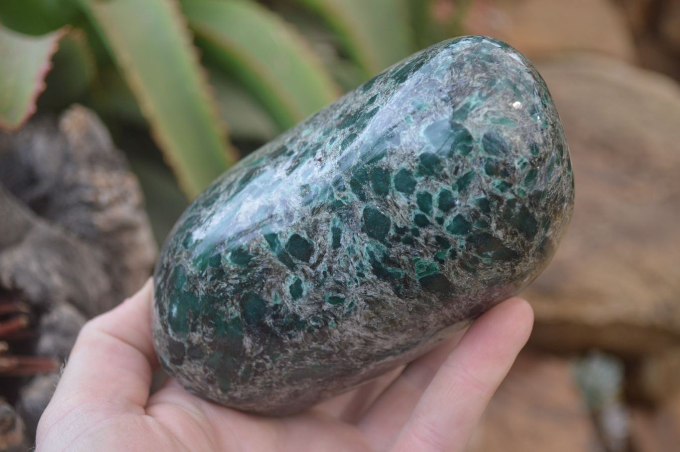 Polished Rare Emerald Mica In Matrix Standing Free Form x 1 From Mutoko, Zimbabwe - Toprock Gemstones and Minerals 