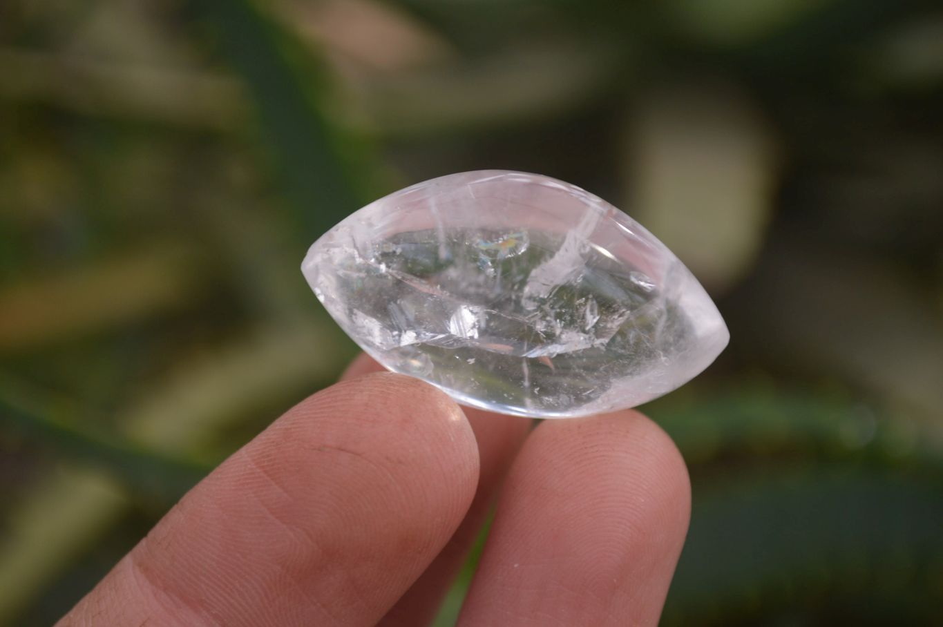 Polished Clear Quartz "Angel Tears" Pendant Pieces x 20 From Madagascar - Toprock Gemstones and Minerals 