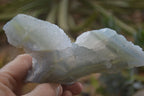 Natural Etched Blue Chalcedony Specimens x 3 From Nsanje, Malawi - Toprock Gemstones and Minerals 