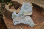 Natural Etched Blue Chalcedony Specimens x 3 From Nsanje, Malawi - Toprock Gemstones and Minerals 