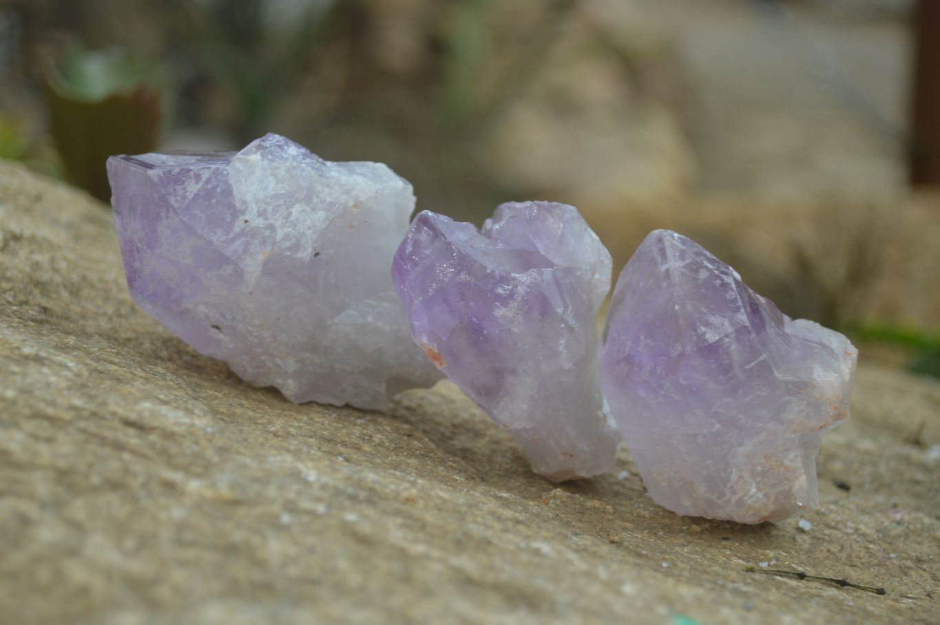 Natural Jacaranda Amethyst Crystals x 35 From Zambia - Toprock Gemstones and Minerals 