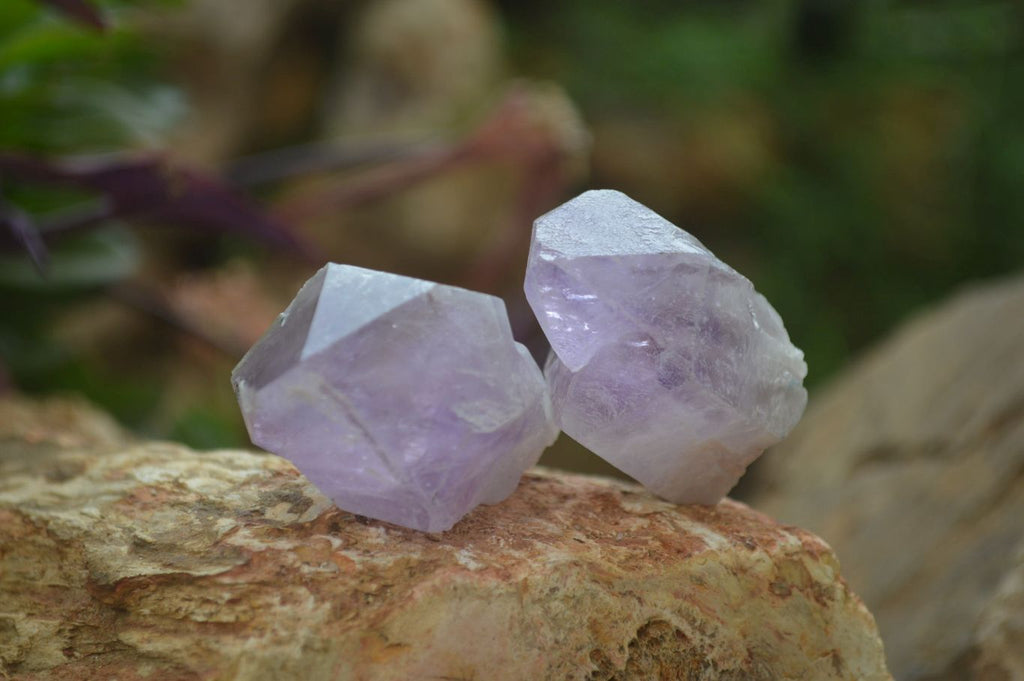 Natural Jacaranda Amethyst Crystals x 35 From Zambia - Toprock Gemstones and Minerals 