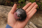 Polished Rhodonite Spheres x 4 From Madagascar - Toprock Gemstones and Minerals 
