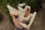 Polished White Marble Pegasus Carving x 1 From Zimbabwe - Toprock Gemstones and Minerals 