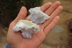 Natural Etched Blue Chalcedony Specimens x 35 From Malawi - Toprock Gemstones and Minerals 