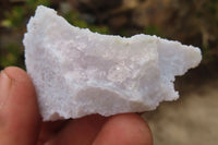 Natural Etched Blue Chalcedony Specimens x 35 From Malawi - Toprock Gemstones and Minerals 