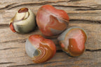 Polished Polychrome Jasper Hearts x 6 From Madagascar - Toprock Gemstones and Minerals 