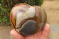 Polished Polychrome Jasper Hearts x 6 From Madagascar - Toprock Gemstones and Minerals 