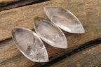 Polished Clear Quartz "Angel Tears" Pendant Pieces x 20 From Madagascar - Toprock Gemstones and Minerals 