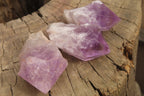 Natural Jacaranda Amethyst Single Crystals x 35 From Zambia - Toprock Gemstones and Minerals 