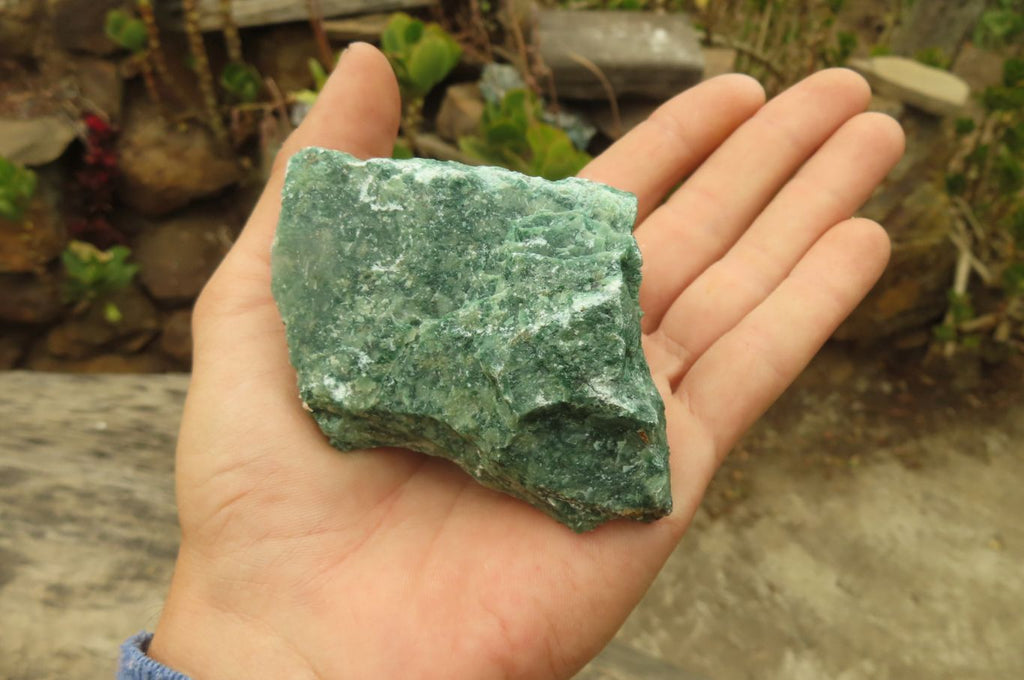 Natural Green Jade Specimens x 12 From Swaziland - Toprock Gemstones and Minerals 