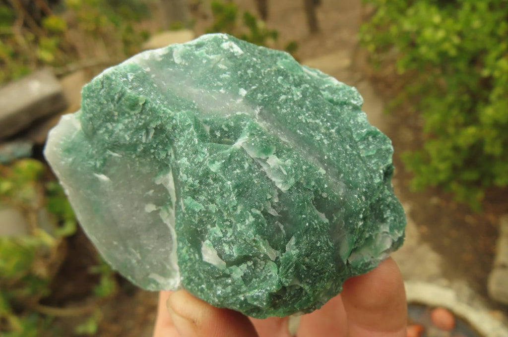 Natural Green Jade Specimens x 12 From Swaziland - Toprock Gemstones and Minerals 