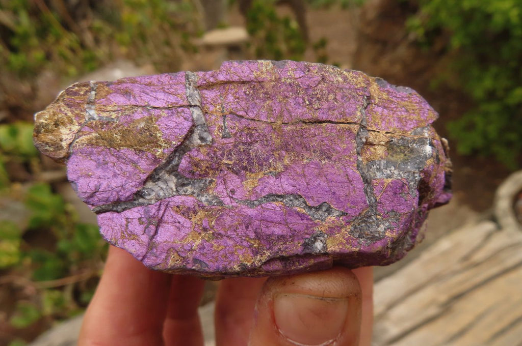 Natural Metallic Purpurite Cobbed Specimens x 6 From Erongo, Namibia - Toprock Gemstones and Minerals 