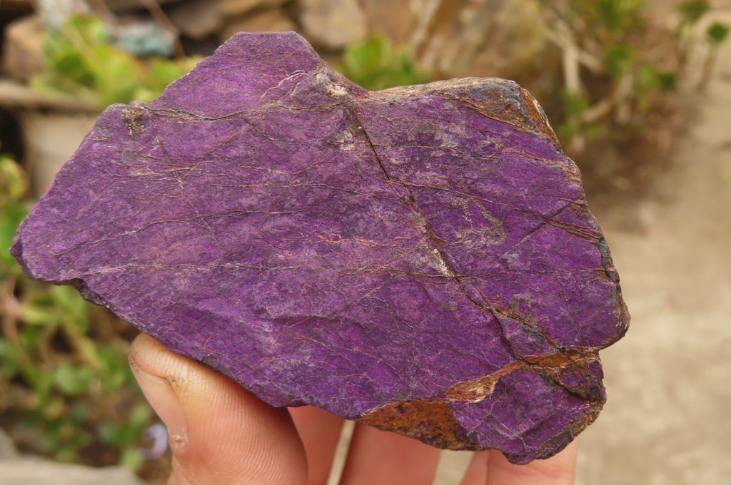 Natural Metallic Purpurite Cobbed Specimens x 6 From Erongo, Namibia - Toprock Gemstones and Minerals 