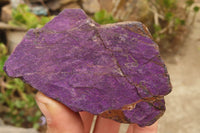 Natural Metallic Purpurite Cobbed Specimens x 6 From Erongo, Namibia - Toprock Gemstones and Minerals 