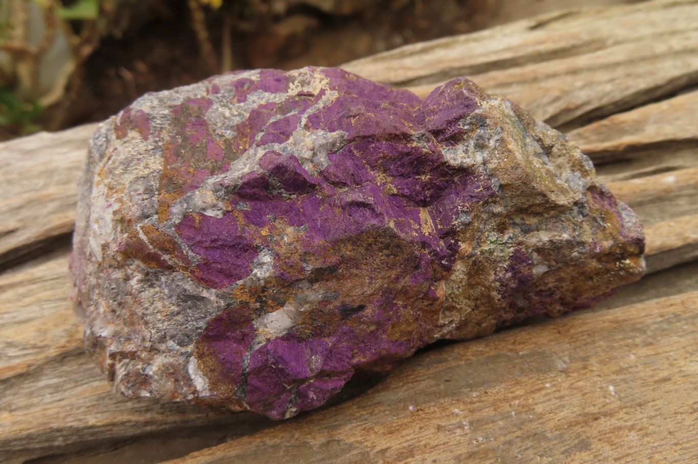 Natural Metallic Purpurite Cobbed Specimens x 6 From Erongo, Namibia - Toprock Gemstones and Minerals 