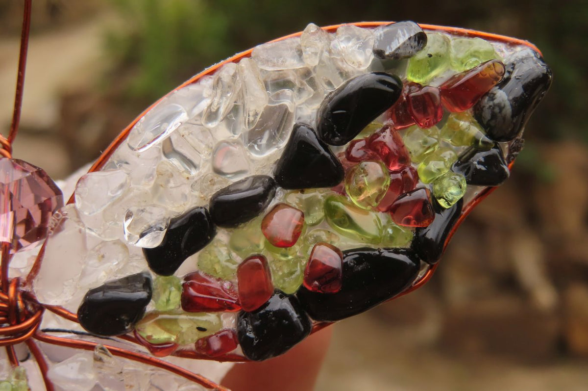 Hand Made Large Gemstone Butterfly - sold per piece From South Africa - Toprock Gemstones and Minerals 