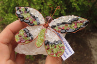 Hand Made Large Gemstone Butterfly - sold per piece From South Africa