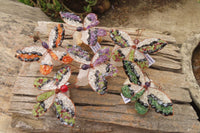 Hand Made Large Gemstone Butterfly - sold per piece From South Africa
