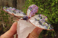 Hand Made Large Gemstone Butterfly - sold per piece From South Africa